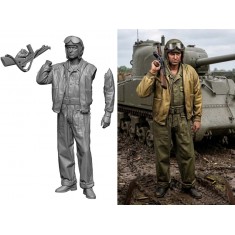 1/16 WWII US Tank Crew with Thomson