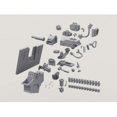1/35 MK47 Striker 40mm AGL w/LVSII Sight on SAG Mount