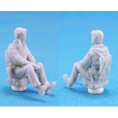 1/72 WWII US Navy Pilot & Rear Gunner set I (2 figures)