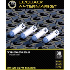1/32 OFAB-250-270 Fragmentation Bombs (4pcs)