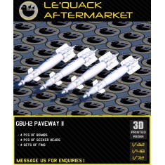 1/32 GBU-12 Paveway II Laser-Guided Bombs (4pcs)