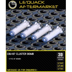 1/48 CBU-87 Cluster Bombs (4pcs)