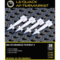 1/48 GBU-49 Enhanced Paveway II Guided Bombs (4pcs)