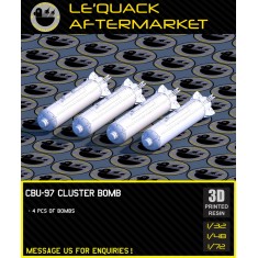 1/72 CBU-97 Cluster Bombs (4pcs)