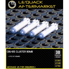 1/72 CBU-105 Cluster Bombs (4pcs)
