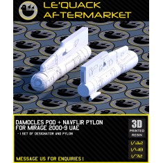 1/72 Mirage 2000-9 UAE Damocles Targeting Pod with NAVFLIR Pylon