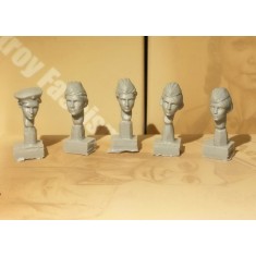 1/35 Soviet Red Army PKKA Female Heads 1941-1945 (5pcs)