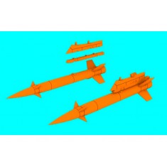1/48 MP-1000 Pescador Anti-ship Missile (2pcs) for MB326, T-28 Trojans IA-58 Pucara kits