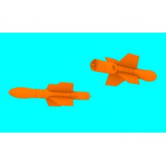 1/72 AS.12 Air-to-surface Missile (2pcs) for Alouette III, Wasp, Lynx, Wessex