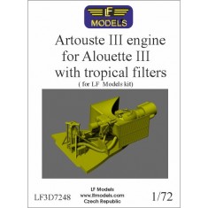 1/72 Artouste III Engine with Tropical Filters for LF Models