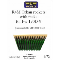 1/72 R4M Orkan Rockets with Racks for Fw 190D-9