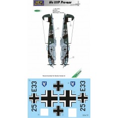 1/35 Heinkel He 111P Pre-war Decal for Border kit