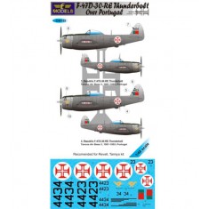 1/48 Republic F-47D-30-RE Thunderbolt over Portuga Decal for Revell/Tamiya kit