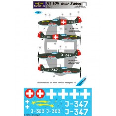 1/48 Bf 109 over Swiss I. 2 Decal Options for Airfix/Tamiya/Hasegawa kit