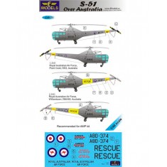 1/48 Sikorsky S-51 over Australia 2 Decal Options for AMP kit