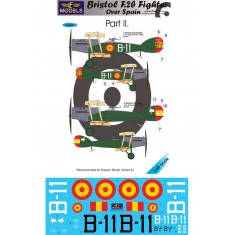 1/48 Bristol F.2b Fighter over Spain Part II. Decal for Eduard/Revell/Roden kit