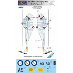 1/48 H-19A Chickasaw Decal - SAAF service for AMP/Revell kit
