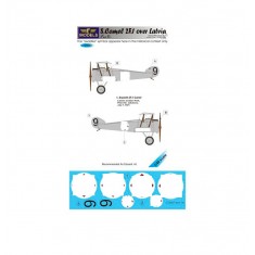 1/48 S. 2F.1 Camel over Latvia part II. 1 Decal Option for Eduard kit