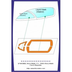 1/72 Aermacchi MB 326 (two Seats) Canopy Mask