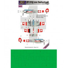 1/32 Bf 110G over Switzerland Mask (1 marking option) for Revell kit
