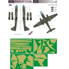 1/32 Arado Ar 234B Camouflage Painting Masks for FLY kit