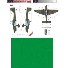 1/72 Junkers Ju87B/R Stuka Camo Masks for Airfix/Revell,Italeri/Tamiya kit