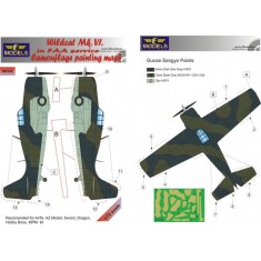 1/72 Grumman Wildcat Mk.VI FAA Camo Mask for Airfix/Dragon/Hobby Boss/MPM kit