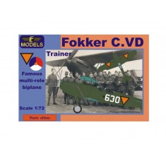 1/72 Fokker C.VD Trainer Holland Multi-role Biplane