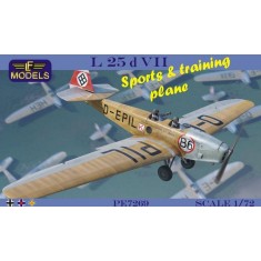 1/72 L 25d VII Sports and training plane (2x Germany, 1x Slovakia, 1x Romania)