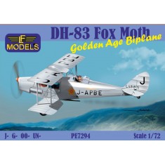 1/72 de Havilland DH.83 Fox Moth Golden Age Biplane (Japan/UK/Belgium/Yugoslavia)