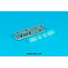 1/35 Modern Beer Soda Bottle Crates x4