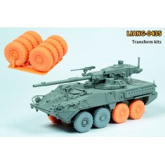 1/72 Stryker M1128 M1132 M1134 M1135 Sagged Wheels for Dragon/Transform