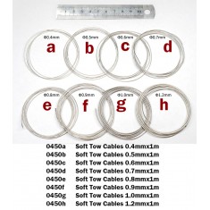 Soft Tow Cables (diameter: 0.8mm, length: 1m)