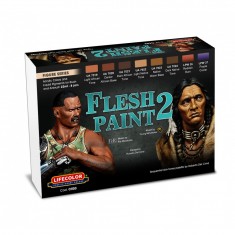 Acrylic Colours set - Flesh Paint #2 (22ml x 8)