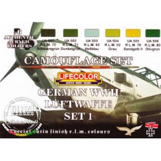 Acrylic Paint Set - WWII German Luftwaffe 1 (22ml x 6)