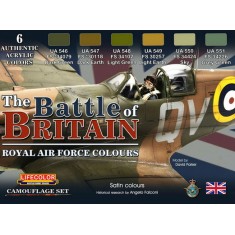 Acrylic Paint Set - The Battle of Britain:  Royal Air Force (22ml x 6)