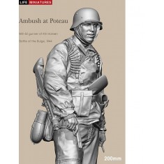 200mm Ambush at Poteau - MG 42 Gunner of KG Hansen, Battle of the Bulge 1944