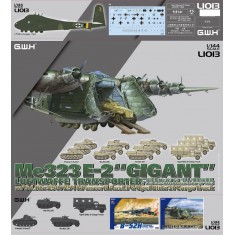 1/144 WWII Luftwaffen Me 323 E-2 Gigant Transporter with AFVs