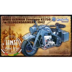 1/35 WWII German Zundapp KS750 /w Feldgendarmerie 1942