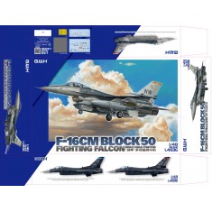 1/48 USAF F-16CM Block 50 Fighting-Falcon Single-Seat Multirole Fighter