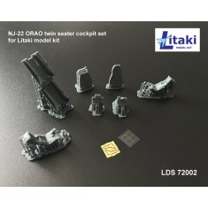 1/72 NJ-22 Twin Seater ORAO Cockpit set for Litaki kit