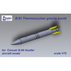 1/72 B-61 Thermonuclear Gravity Bombs for B-58 Hustler (4pcs)