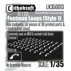 1/35 Footman Loops (Style 1) for M113/Variants Hull Decks Exterior