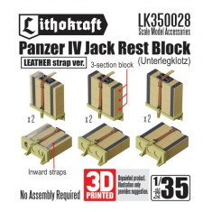 1/35 Panzer IV Jack Rest Block (Leather strap ver)