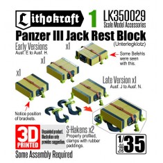 1/35 Panzer III Jack Rest Block Part 1