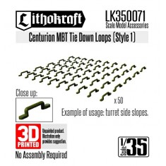 1/35 Centurion MBT Tie Down Loops (Style 1)