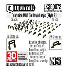 1/35 Centurion MBT Tie Down Loops (Style 2)