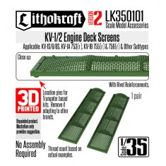 1/35 KV-1/2 Engine Deck Screen Ver. 2