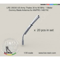 1/35 Thales 30 to 90 MHz 1 Meter Dummy Blade Antenna for AN/PRC-148/152