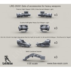 1/35 Accessories for Heavy Weapons - Polarion Night Reaper CSWL, Weapon Light, etc.